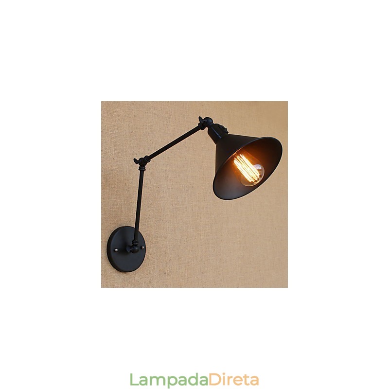 Recurso de pintura retrô country para braço oscilante estilo mini proteção ocular downlight luzes de braço oscilante