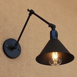 Recurso de pintura retrô country para braço oscilante estilo mini proteção ocular downlight luzes de braço oscilante