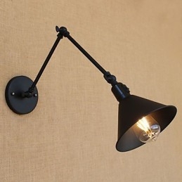 Recurso de pintura retrô country para braço oscilante estilo mini proteção ocular downlight luzes de braço oscilante