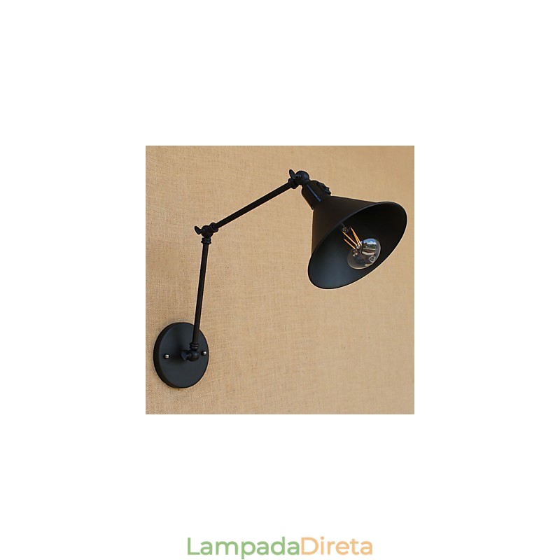 Recurso de pintura retrô country para braço oscilante estilo mini proteção ocular downlight luzes de braço oscilante