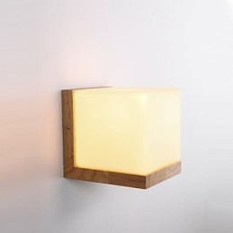 Novidade Country Feature para Mini Estilo Proteção para os olhos Luz ambiente Arandelas de cabeceira Luz noturna Criativa Varanda Lâmpada de parede