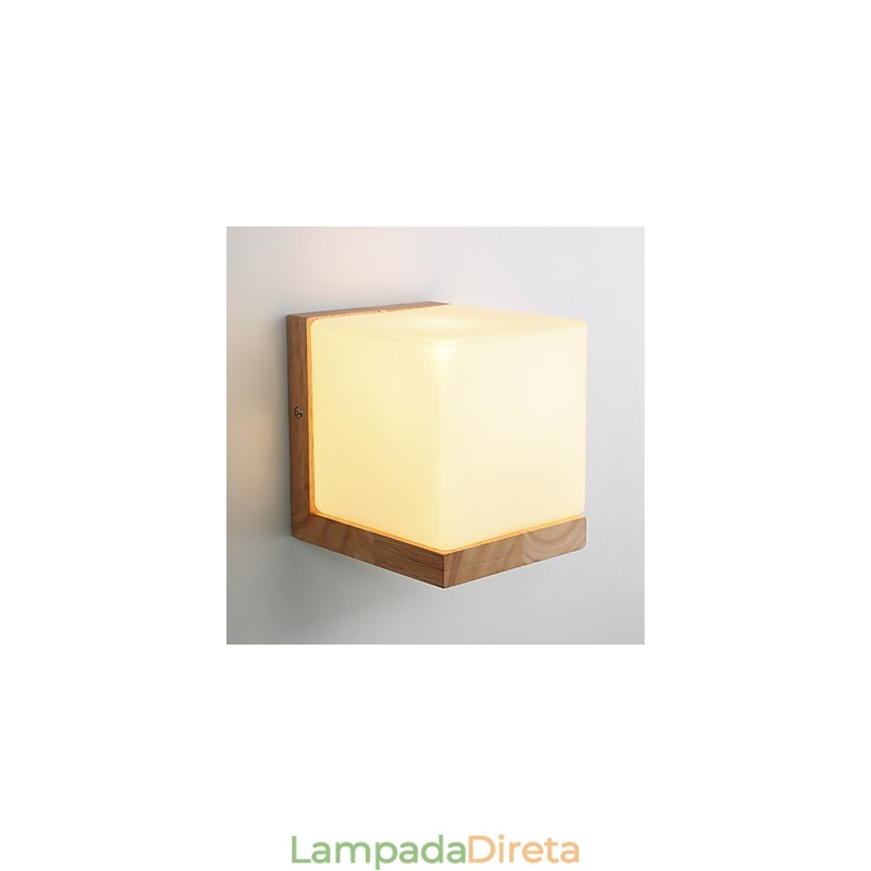 Novidade Country Feature para Mini Estilo Proteção para os olhos Luz ambiente Arandelas de cabeceira Luz noturna Criativa Varanda Lâmpada de parede