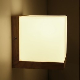 Novidade Country Feature para Mini Estilo Proteção para os olhos Luz ambiente Arandelas de cabeceira Luz noturna Criativa Varanda Lâmpada de parede