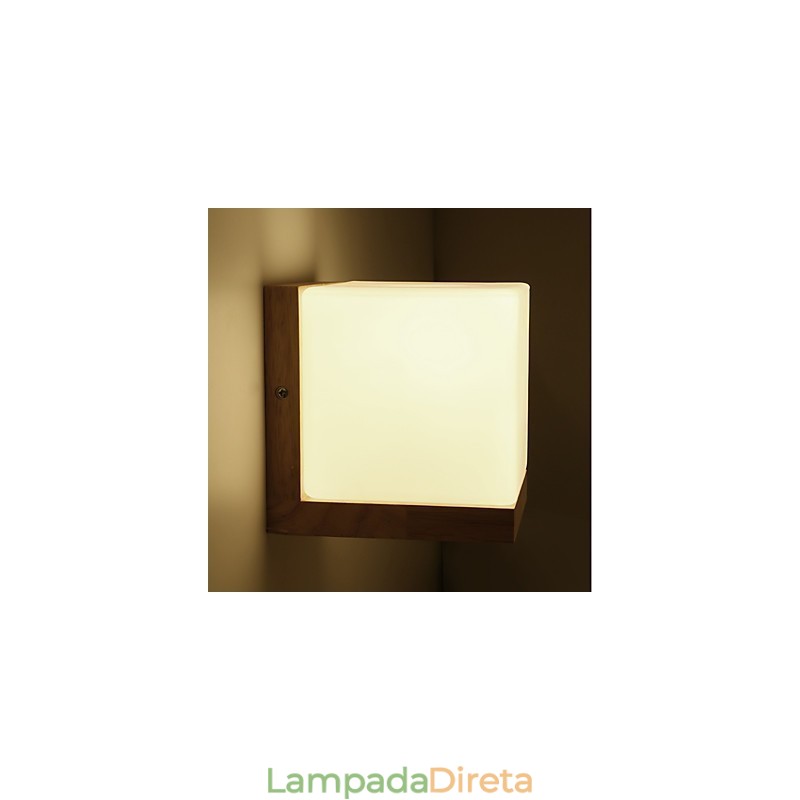 Novidade Country Feature para Mini Estilo Proteção para os olhos Luz ambiente Arandelas de cabeceira Luz noturna Criativa Varanda Lâmpada de parede