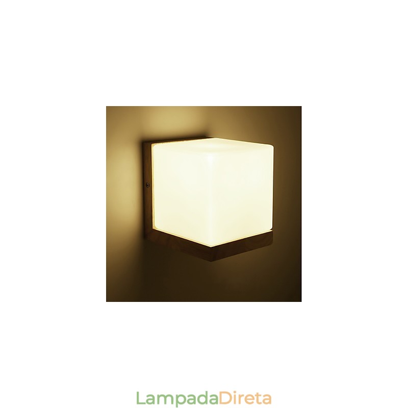 Novidade Country Feature para Mini Estilo Proteção para os olhos Luz ambiente Arandelas de cabeceira Luz noturna Criativa Varanda Lâmpada de parede