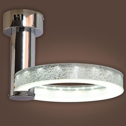 Lustre de acrílico prateado (acabamento cromado)