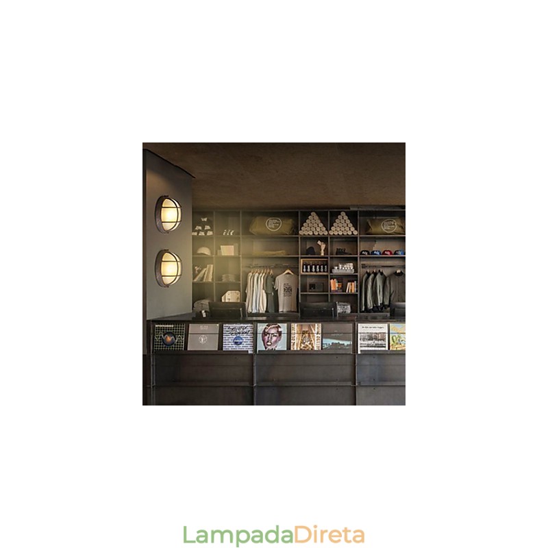 Luminária de parede moderna contemporânea com luz ambiente