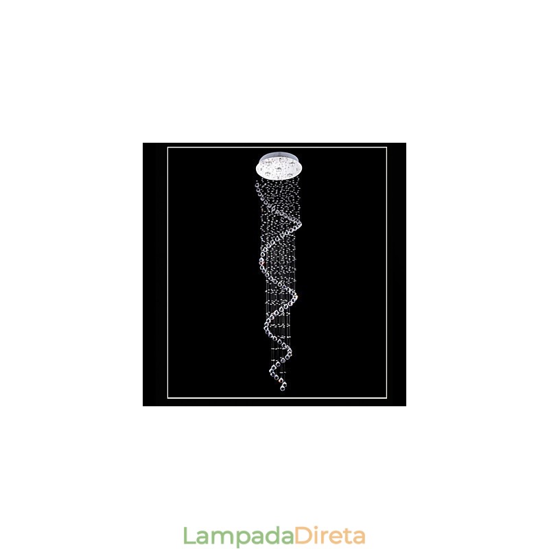 Lustre de cristal pendente, iluminação, 5 luzes, prata, canpoy, transparente, k9, cristal, hélice, teto, lâmpadas