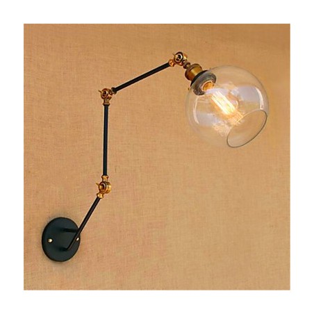 Recurso cromado rústico para luz ambiente de braço oscilante, luzes de braço oscilante, luz de parede Recurso cromado rústico para luz ambiente de braço oscilante, luzes de braço oscilante, luz de parede