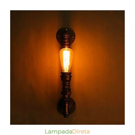 American Retro Loft Industrial Corredor de Água Escadas Personalidade Criativa Restaurante Bar Luminária de Parede de Ferro de Cabeça Única American Retro Loft Industrial Corredor de Água Escadas Personalidade Criativa Restaurante Bar Luminária de Parede de Ferro de Cabeça Única