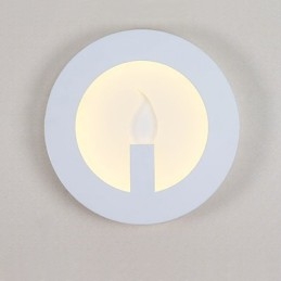 Pintura contemporânea moderna integrada para arandelas de parede com luz ambiente