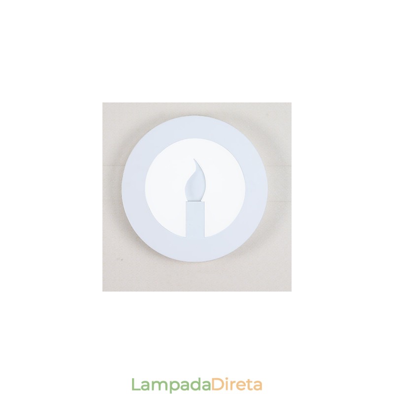Pintura contemporânea moderna integrada para arandelas de parede com luz ambiente