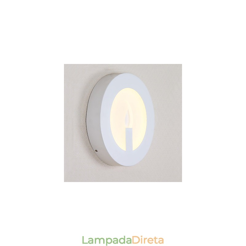 Pintura contemporânea moderna integrada para arandelas de parede com luz ambiente