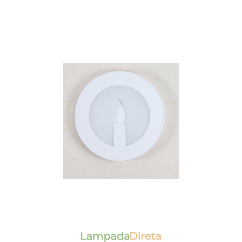 Pintura contemporânea moderna integrada para arandelas de parede com luz ambiente