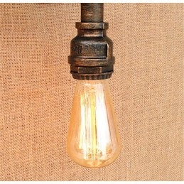 Pintura rústica de chalé country para arandelas de parede com luz ambiente