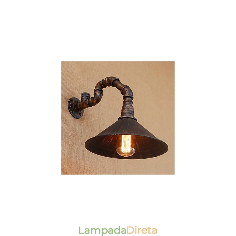 Acabamento em óxido preto rústico Country Lodge para arandelas de parede com luz ambiente