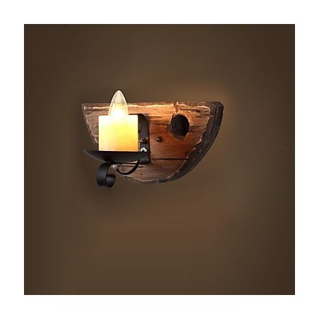 Pintura rústica de chalé para arandelas de parede com luz ambiente estilo mini Pintura rústica de chalé para arandelas de parede com luz ambiente estilo mini