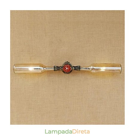 Retro American Village Creative Industry Wind Designer Garrafa de Água Luminária de Parede Luminária de Parede Âmbar Retro American Village Creative Industry Wind Designer Garrafa de Água Luminária de Parede Luminária de Parede Âmbar