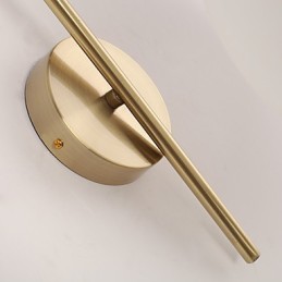 Recurso eletrogalvanizado contemporâneo moderno para arandelas de parede Arc Uplight