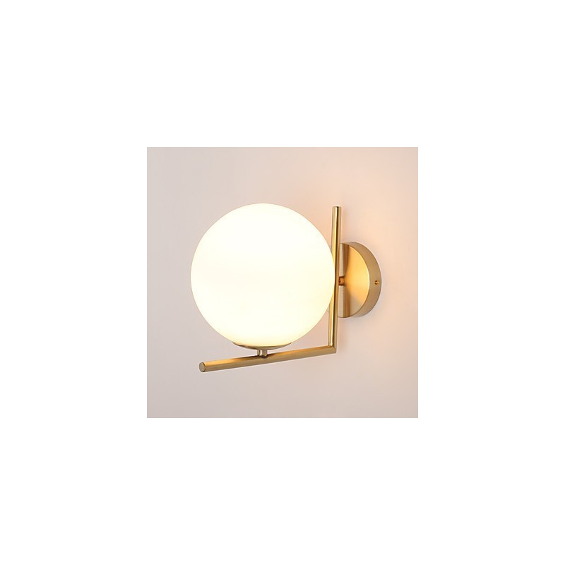 Recurso eletrogalvanizado contemporâneo moderno para arandelas de parede Arc Uplight