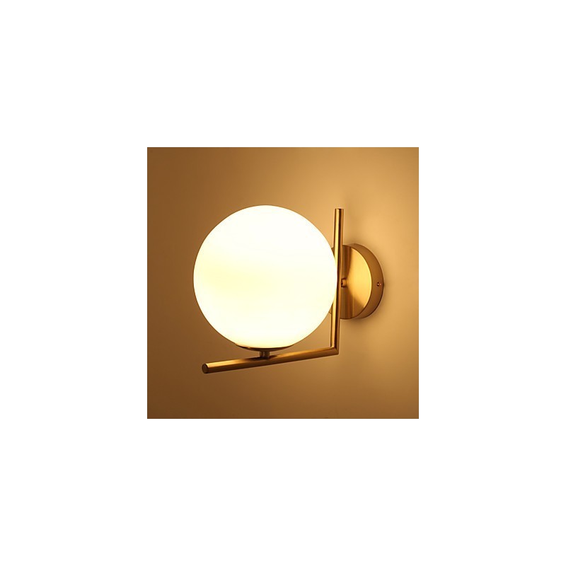 Recurso eletrogalvanizado contemporâneo moderno para arandelas de parede Arc Uplight