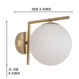 Recurso eletrogalvanizado contemporâneo moderno para arandelas de parede Arc Uplight
