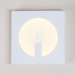 Arandelas de parede modernas e contemporâneas integradas para luz ambiente