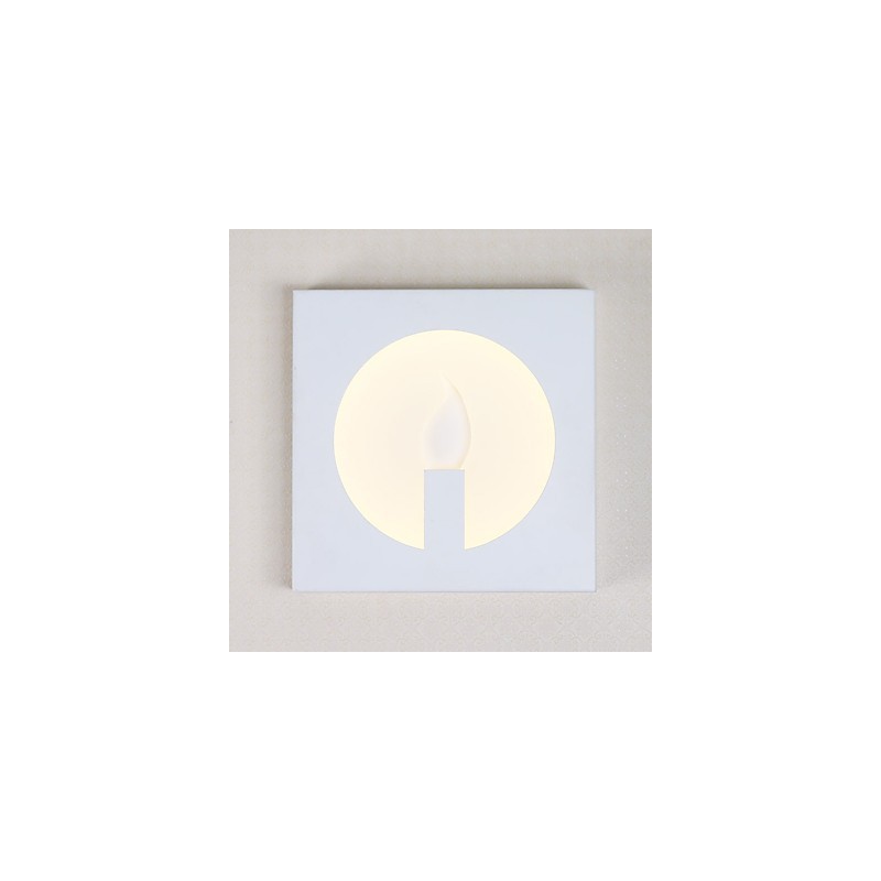 Arandelas de parede modernas e contemporâneas integradas para luz ambiente
