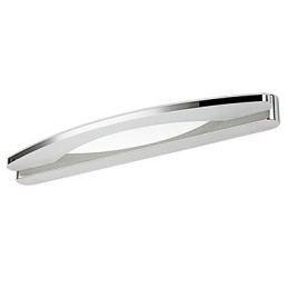 Iluminação de banheiro super longa e moderna, luminária de parede de metal contemporânea