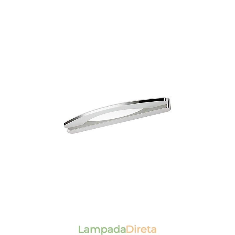 Iluminação de banheiro super longa e moderna, luminária de parede de metal contemporânea
