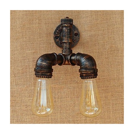 Pintura rústica de chalé para arandelas de parede com luz ambiente Pintura rústica de chalé para arandelas de parede com luz ambiente