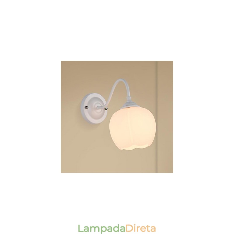 Pintura country contemporânea moderna para proteção ocular em estilo mini com luz ambiente de parede