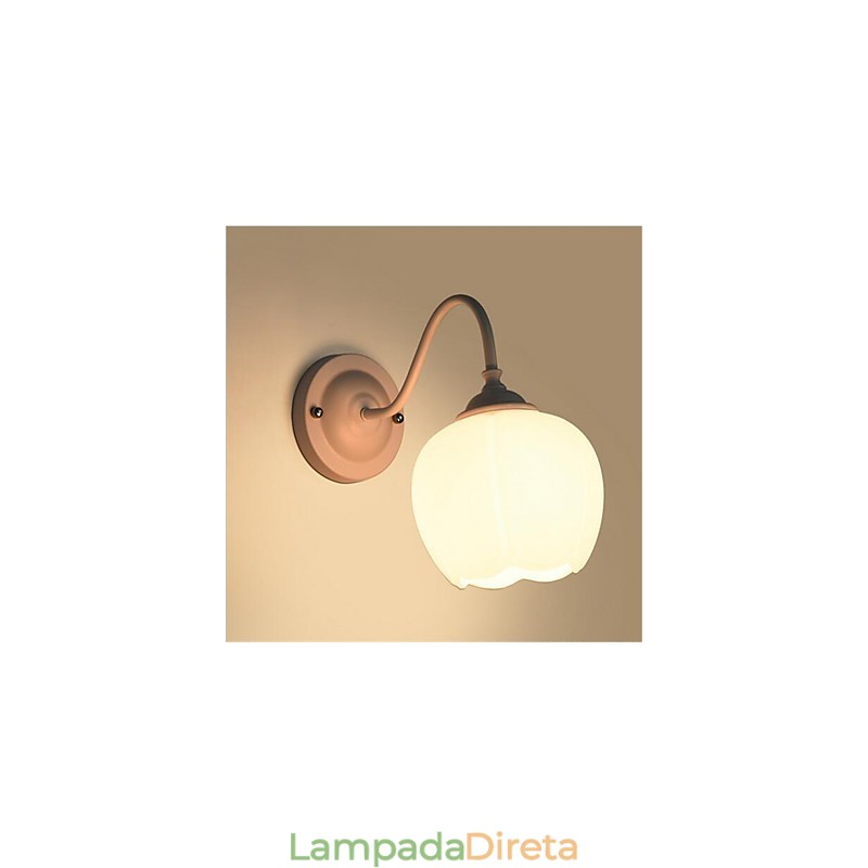 Pintura country contemporânea moderna para proteção ocular em estilo mini com luz ambiente de parede