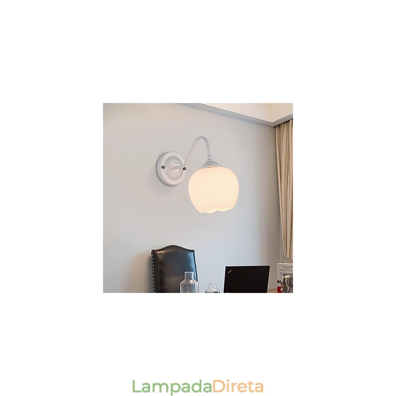 Pintura country contemporânea moderna para proteção ocular em estilo mini com luz ambiente de parede