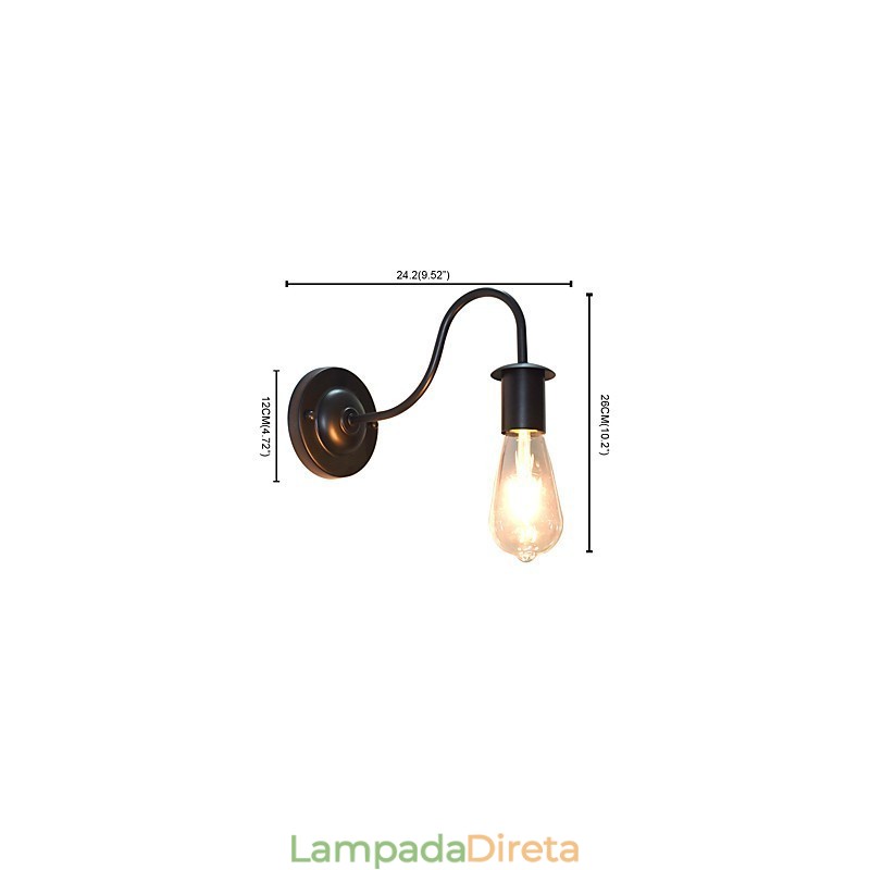 Pintura clássica tradicional rústica Lodge para arandelas de parede Downlight