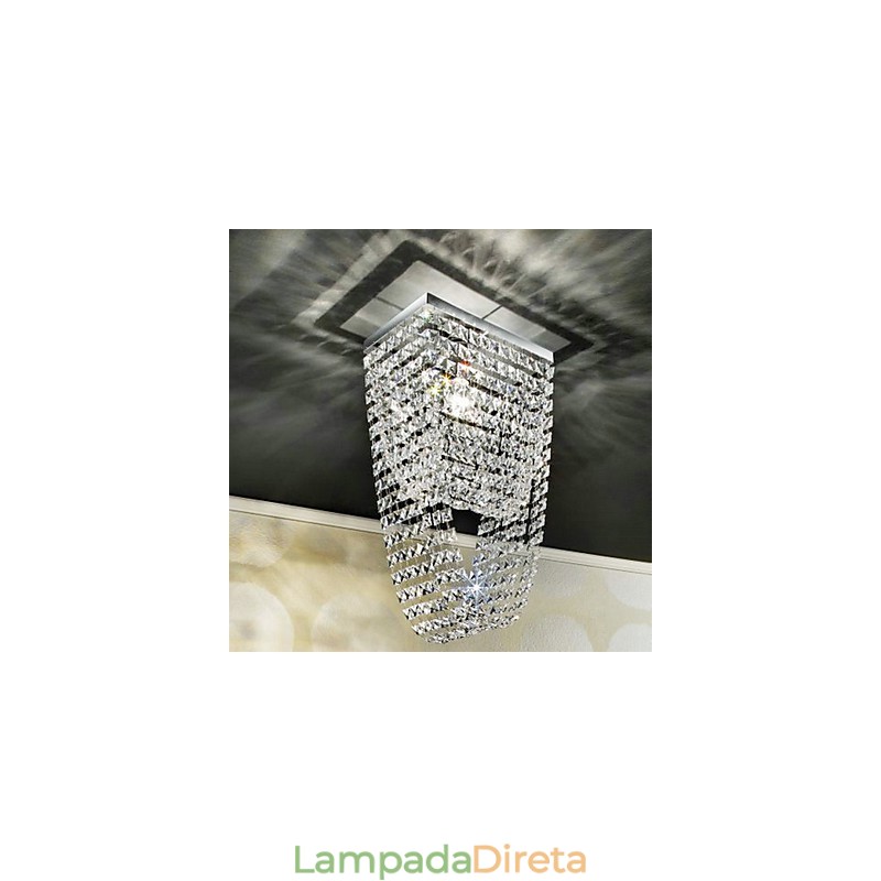 Mini estilo moderno e contemporâneo de cristal galvanizado embutido