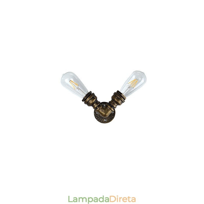 Luminária de parede Arandelas de parede Luminária de parede de ferro Lâmpada de parede sabre de luz preta muda na parede