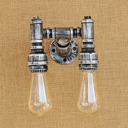 Pintura retrô country para apliques de parede com luz ambiente e braço oscilante