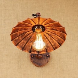 Pintura rústica estilo chalé country retrô para balanço com braço oscilante estilo mini e luz ambiente