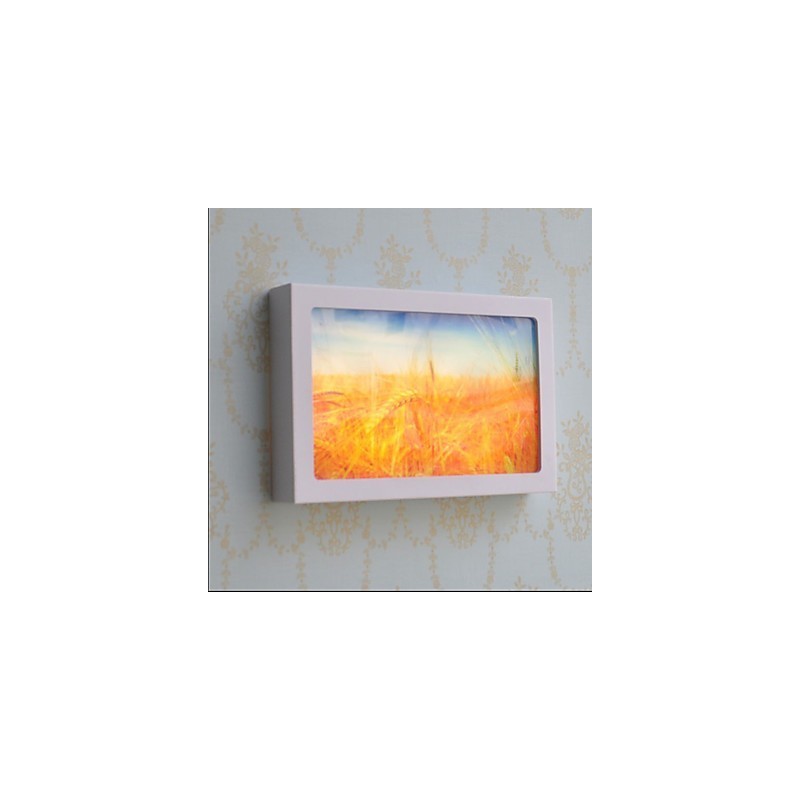 Pintura moderna contemporânea integrada, recurso de pintura contemporânea para arandelas de parede com luz ambiente