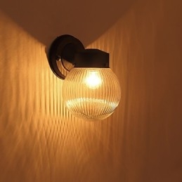 Acabamento em óxido preto contemporâneo moderno para arandelas de parede estilo mini com luz ambiente