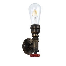 Arandelas de parede rústicas tradicionais clássicas de latão antigo para iluminação ambiente