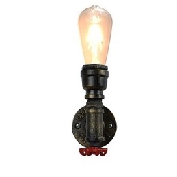 Arandelas de parede rústicas tradicionais clássicas de latão antigo para iluminação ambiente