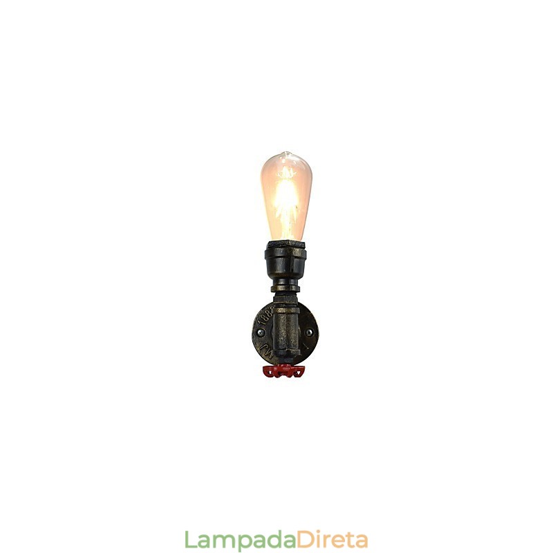 Arandelas de parede rústicas tradicionais clássicas de latão antigo para iluminação ambiente