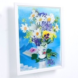 Pintura moderna contemporânea integrada, recurso de pintura contemporânea para arandelas de parede com luz ambiente
