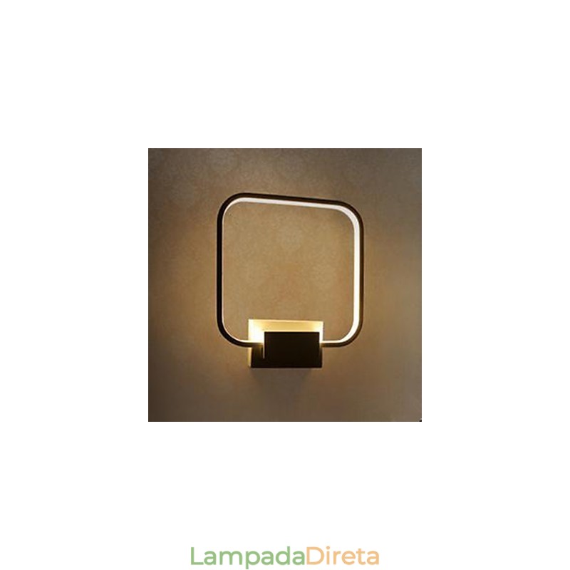 Recurso de pintura moderna contemporânea integrada para luzes de parede de luz ambiente Luz de parede