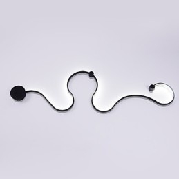Apliques de parede Moderno Contemporâneo Pintura Característica Alumínio Luz de parede para Quarto Escada Sala de estar Lâmpada