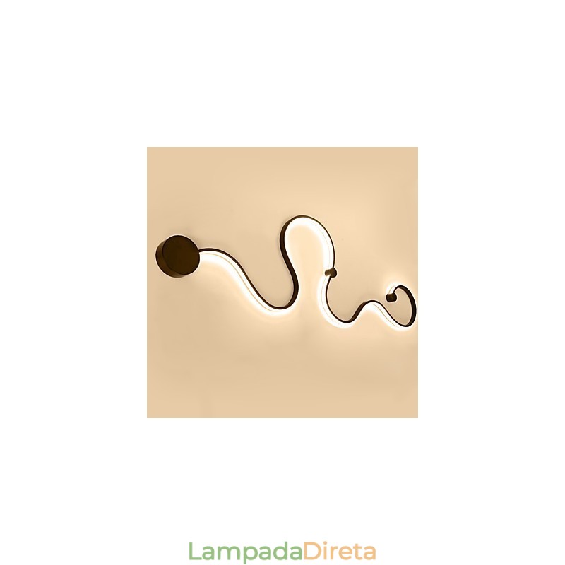 Apliques de parede Moderno Contemporâneo Pintura Característica Alumínio Luz de parede para Quarto Escada Sala de estar Lâmpada