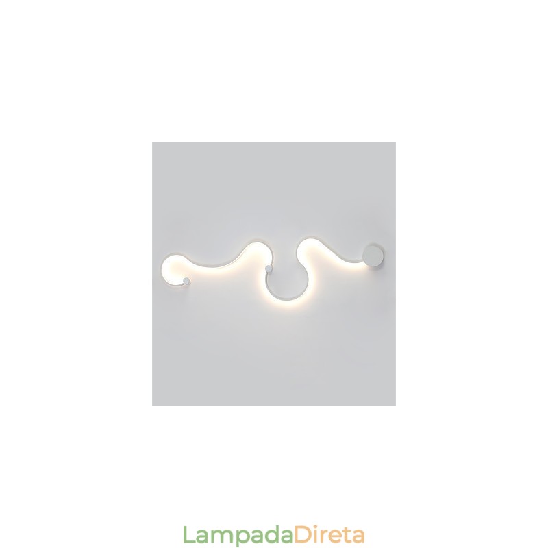 Apliques de parede Moderno Contemporâneo Pintura Característica Alumínio Luz de parede para Quarto Escada Sala de estar Lâmpada