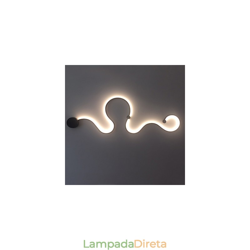 Apliques de parede Moderno Contemporâneo Pintura Característica Alumínio Luz de parede para Quarto Escada Sala de estar Lâmpada